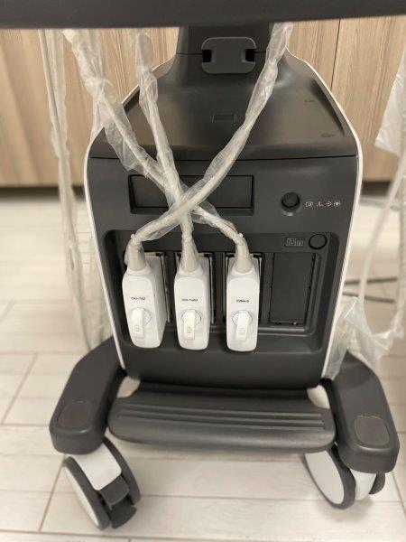 Használt Samsung HS50 ultrahang készülék fejcsatlakozói